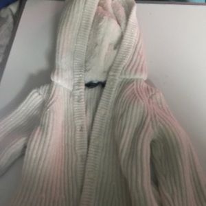 Glittery white Cardigan